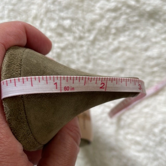 Jaime Mascaro Suede Angelia Neit Heels in Green/Brown Size-EU 41/USA 10 NWT - Picture 10 of 14